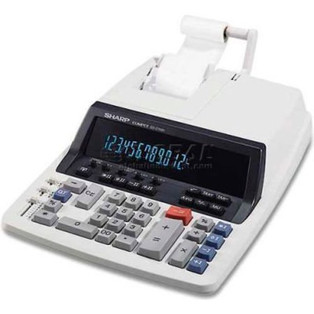 SHARP ELECTRONICS Sharp® 12-Digit Commercial Calculator, QS2760H, 2 Color, 9-7/8" X 12-1/2" X 3", Light Grey QS2760H